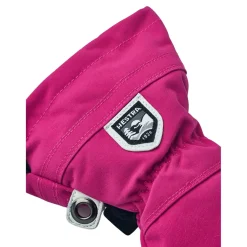 Hestra Army Leather Heli Ski, skiluffer, junior, pink