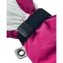 Hestra Army Leather Heli Ski, skiluffer, junior, pink