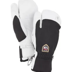 Hestra Army Leather Patrol 3-finger skihandsker, sort
