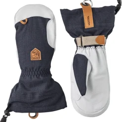 Hestra Army Leather Patrol Gauntlet, luffer, navy