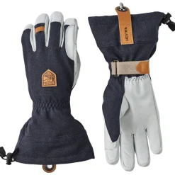 Hestra Army Leather Patrol Gauntlet, skihandsker, navy