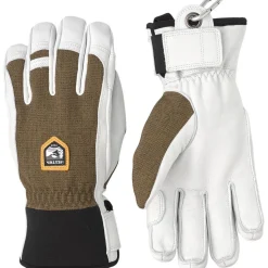 Hestra Army Leather Patrol, skihandsker, olive