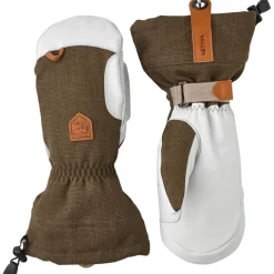 Hestra Army Leather Patrol Gauntlet, luffer, olive