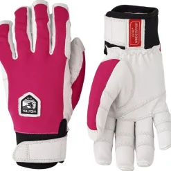 Hestra Ergo Grip Active, skihandsker, pink/hvid