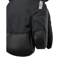 Hestra Gauntlet 3-finger skihandsker, junior, sort