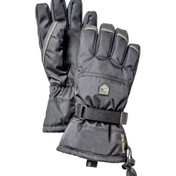 Hestra Gore-Tex Gauntlet skihandsker, junior, sort