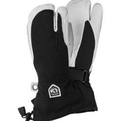 Hestra Heli Ski, 3-finger skihandsker, dame, sort