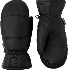 Hestra Leather Box, luffe, sort