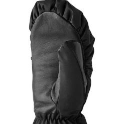 Hestra Primaloft Leather, skiluffer, dame, sort