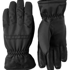 Hestra Primaloft Leather, skihandsker, dame, sort