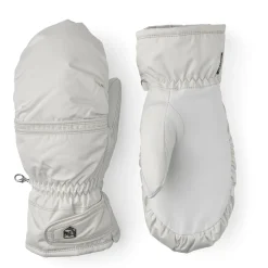 Hestra Primaloft Leather skiluffer, dame, hvid