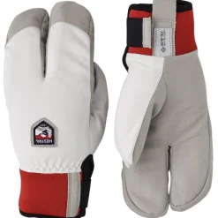 Hestra W.S. Wool Terry Split, handsker, hvid