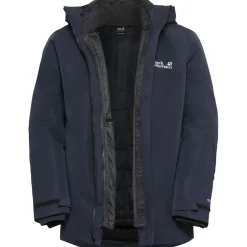 Jack Wolfskin Flowline 3in1, skijakke, herre, mørkeblå