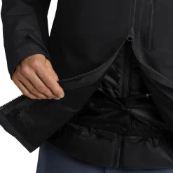 Jack Wolfskin Flowline 3in1, skijakke, herre, sort