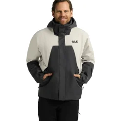 Jack Wolfskin Flowline 2L Ins, skijakke, herre, beige