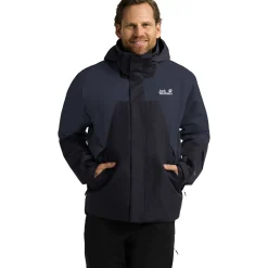 Jack Wolfskin Flowline 2L Ins skisæt, herre, mørkeblå