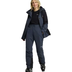 Jack Wolfskin Flowline 2L Ins, skibukser, dame, mørkeblå