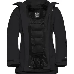 Jack Wolfskin Flowline Pro 2L Ins, skijakke, dame, sort