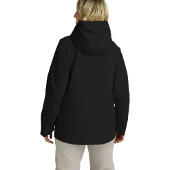 Jack Wolfskin Flowline Pro 2L Ins, skijakke, dame, sort