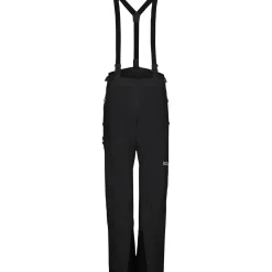 Jack Wolfskin Flowline Pro 2L Ins, skibukser, dame, sort