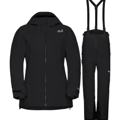 Jack Wolfskin Flowline Pro 2L Ins sæt, dame, sort