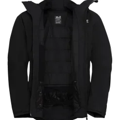 Jack Wolfskin Flowline Pro 2L Ins, skijakke, herre, sort