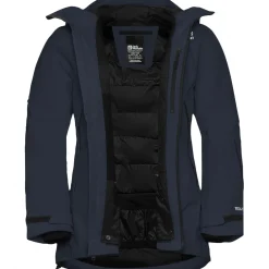 Jack Wolfskin Flowline Pro 2L Ins sæt, dame, mørkeblå