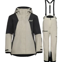 Jack Wolfskin Flowline Pro 2L Ins sæt, dame, beige