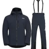 Jack Wolfskin Flowline Pro 2L Ins skisæt, herre, mørkeblå