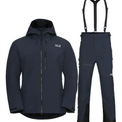 Jack Wolfskin Flowline Pro 2L Ins skisæt, herre, mørkeblå