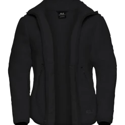 Jack Wolfskin High Curl, fleecejakke, dame, sort