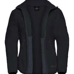 Jack Wolfskin High Curl, fleecejakke, dame, mørkeblå