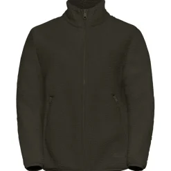 Jack Wolfskin High Curl, fleecejakke, dame, mørkegrøn