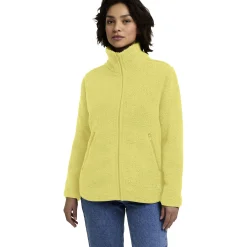 Jack Wolfskin High Curl, fleecejakke, dame, gul