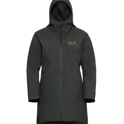 Jack Wolfskin Icecape 2L Down Ins, dunjakke, dame, mørkegrøn