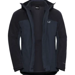 Jack Wolfskin Wild Places 3in1, skijakke, herre, mørkeblå