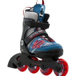 K2 Eddie Pro, rulleskøjter, junior, sort/blå