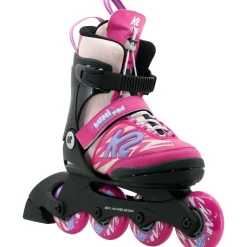 K2 Lumi Pro, rulleskøjter, junior, pink/blå