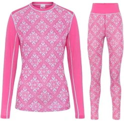 Kari Traa Iselin skiundertøjssæt, dame, pink