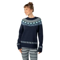 Kari Traa Sundve Knit, trøje, dame, mørkeblå