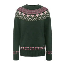 Kari Traa Sundve Knit, trøje, dame, mørkegrøn