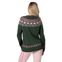 Kari Traa Sundve Knit, trøje, dame, mørkegrøn