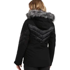 Kilpi Lin, skijakke, plus size, dame, sort