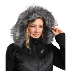 Kilpi Lin, skijakke, plus size, dame, sort