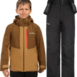 Kilpi Mimas/Denver skisæt, junior, sort/brun