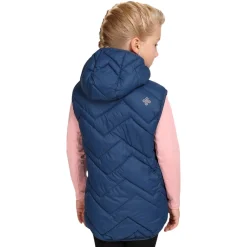 Kilpi Tomm, fiberdunvest, junior, mørkeblå