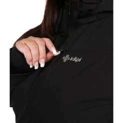Kilpi Valera, skijakke, plus size, dame, sort