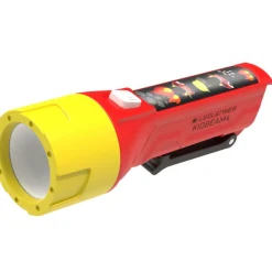 Ledlenser Kidbeam4, lommelygte, junior, rød