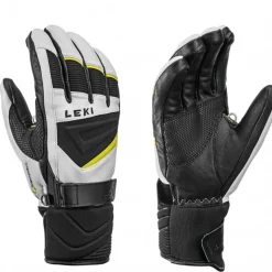Leki Griffin S, skihandsker, hvid/sort