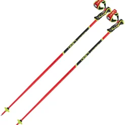 Leki WCR TBS SL 3D, skistave, rød